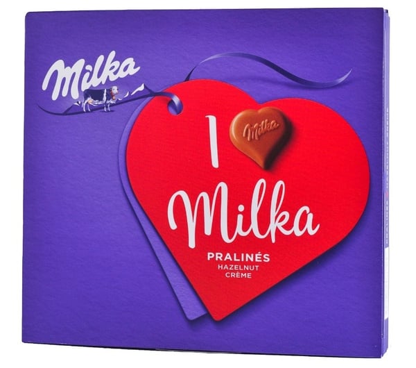 Milka Bombonjere I Love Milka nut nougat 110g