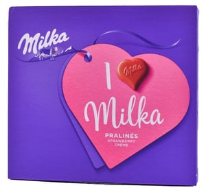 Milka Bombonjere I Love Milka strawberry 120g