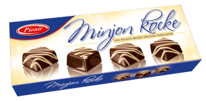Pionir Praline minjon kocke 260g