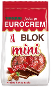 Swisslion Praline Eurocrem blok mini 140g
