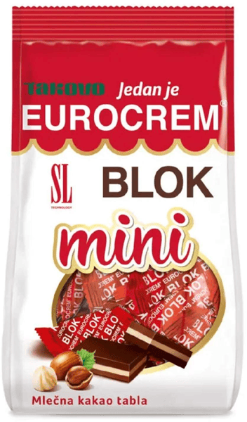 Swisslion Praline Eurocrem blok mini 140g