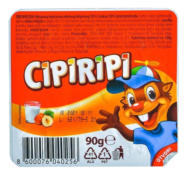 Cipiripi Krem 90g