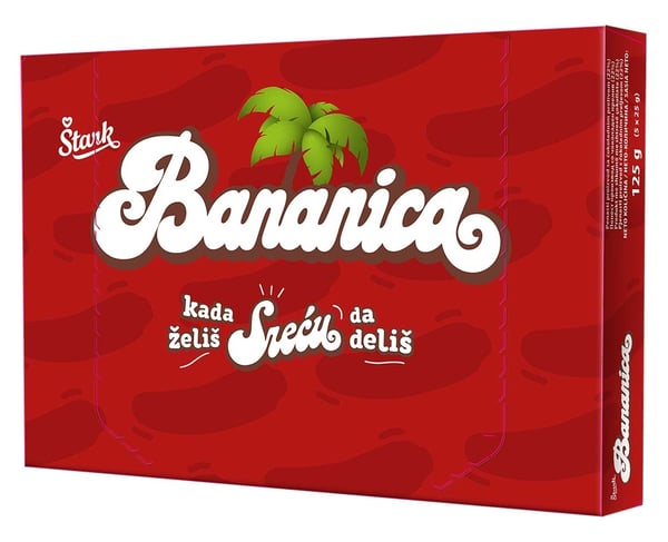 Stark Čokoladica Bananica 125g