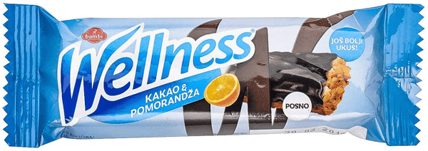 Wellness Štanglica Bambi kakao & pomorandža 30g