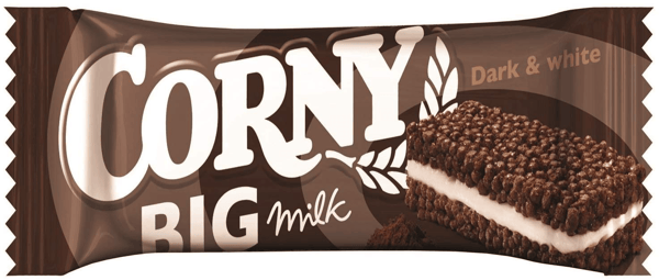 Corny Štanglica Big milk dark & white 40g