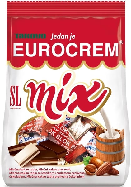 Swisslion Čokoladice Eurocrem Mix 280g