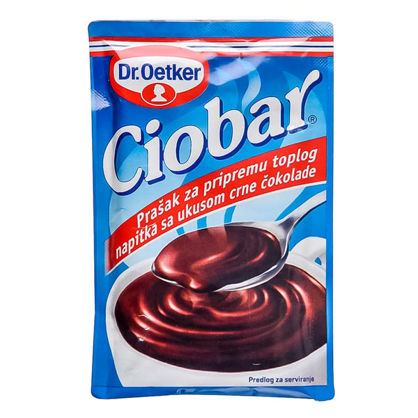 Ciobar Topla čokolada crna 25g Dr.Oetker