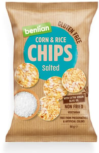 Benlian Čips corn & rice classic 50g