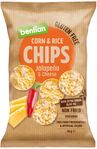 Benlian Čips halapenjo sir 50g