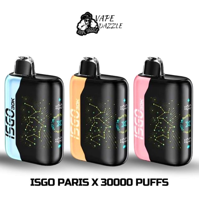 isgo paris x 3000 puffs