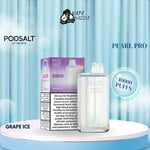 Pod Salt Pearl Pro Grape Ice flavours 10000 puffs