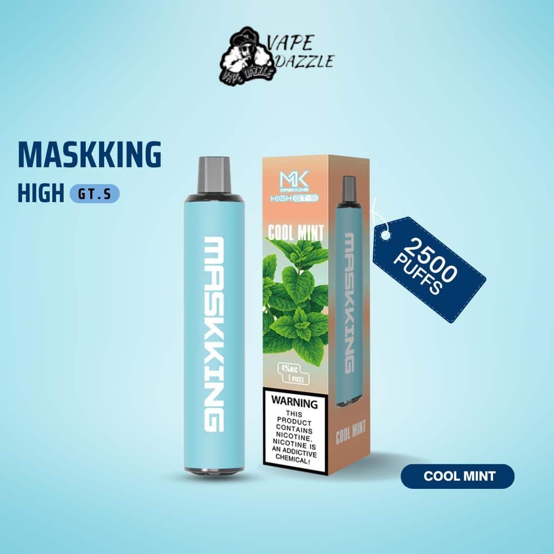 maskking high gts cool mint 2500 puffs