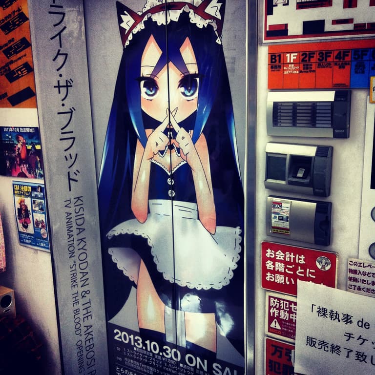 Akihabara is a cartoon wonderland but everywhere!