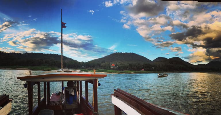 Beautiful views out on the river