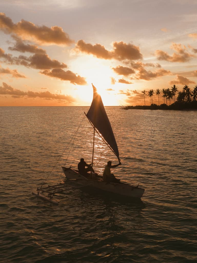 Canoe Sailing