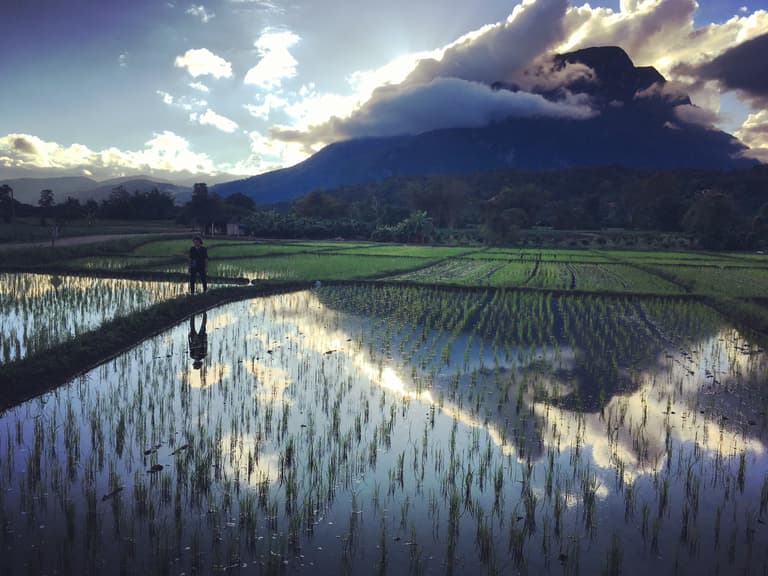Literally the backyard of the homestay - check that view!!