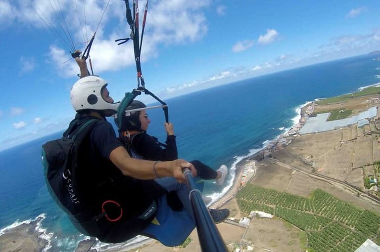 Vol en tandem en parapente à Las Palmas de Gran Canaria