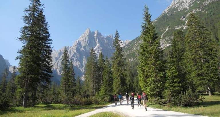 Hiking in the Dolomites