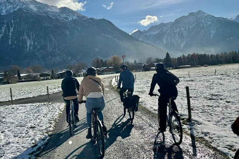 Interlaken Tal Winter E-Bike Tour: Flüsse, Seen & Schlösser