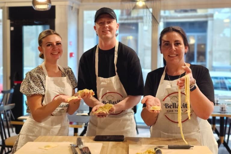 Roma: Aula Prática de Fettuccine, Ravioli & Tiramisu