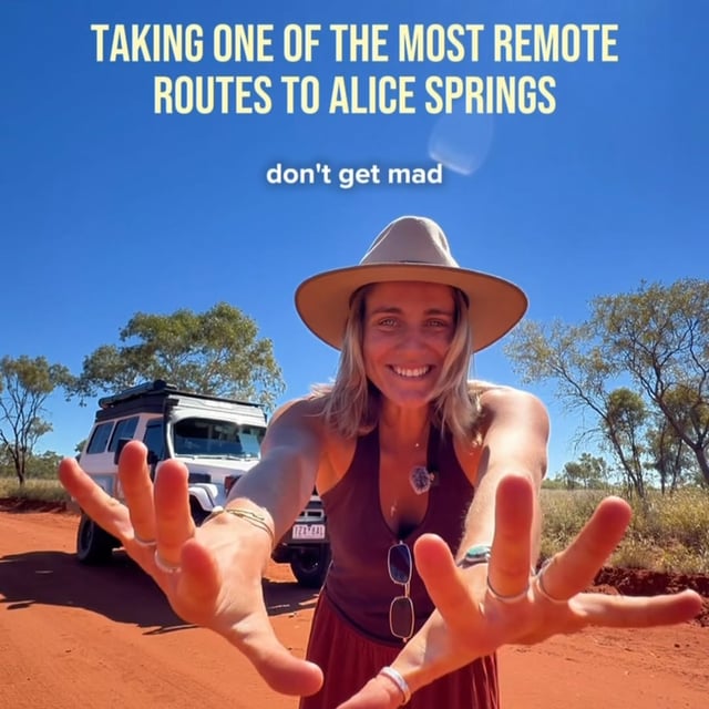 UPDATE!! I had good intentions of avoiding the Plenty Highway… but I didn’t come