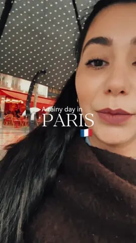 A rainy day in Paris 🇫🇷♥️ Paris during winter