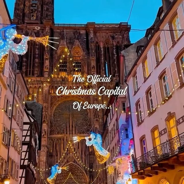 Did you know Strasbourg is known as the Christmas Capital of Europe? One look at