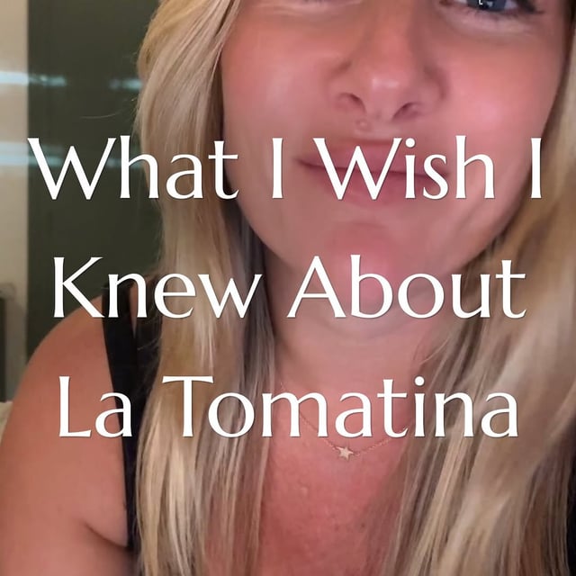 I was MOSTLY prepared for La Tomatina, the world’s largest food fight in Spain. 