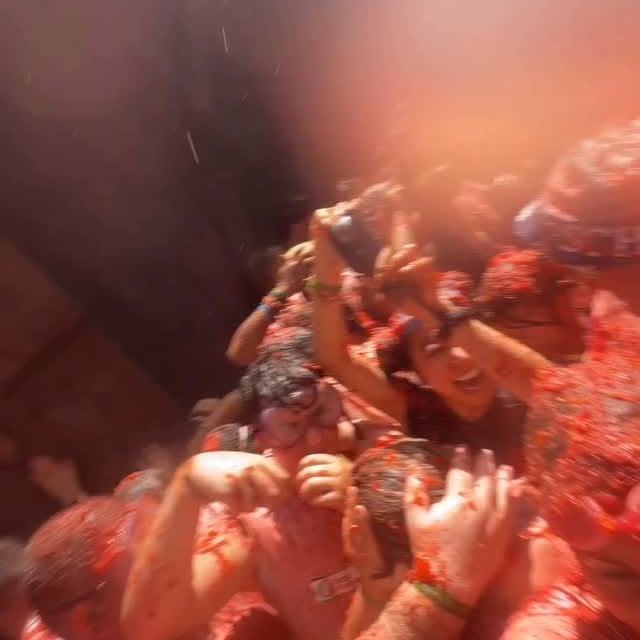 You’ll ruin your clothes, but it’ll be totally worth it 🍅

La Tomatina is the w
