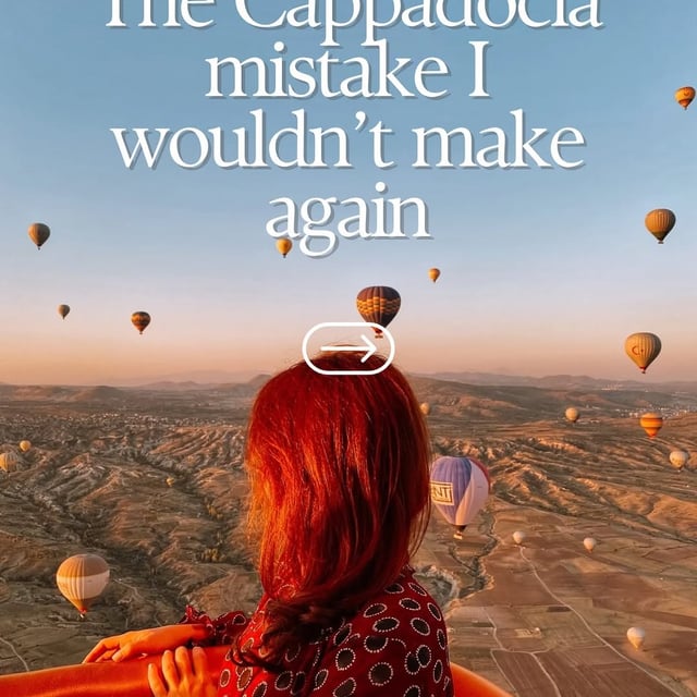 Don’t gamble on one sunrise when visiting Cappadocia 🎈

We only stayed two nigh