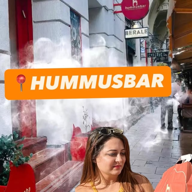 "THE GLITCH" in Budapest 🤷🏻‍♀️
📍 HUMMUSBAR, Budapest

I’m not saying HummusBa