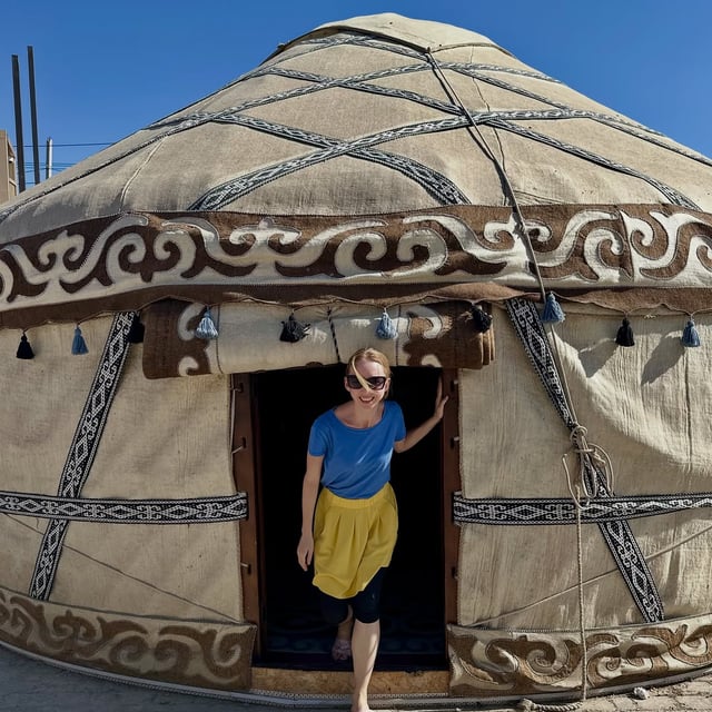 🛖 Yurts are one of the most recognizable symbols of Kazakhstan 🇰🇿 and Central