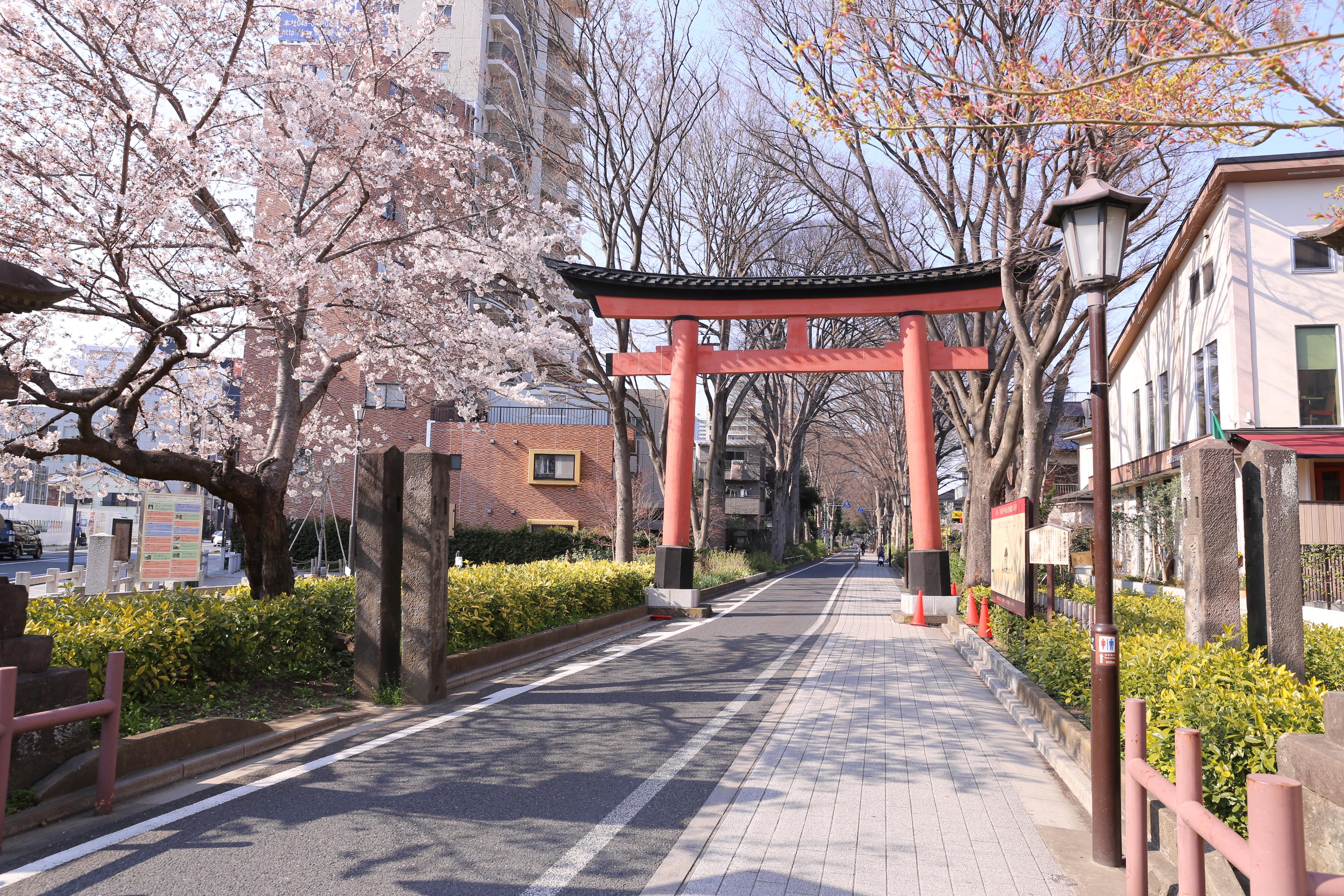 氷川参道の入口まで徒歩2分