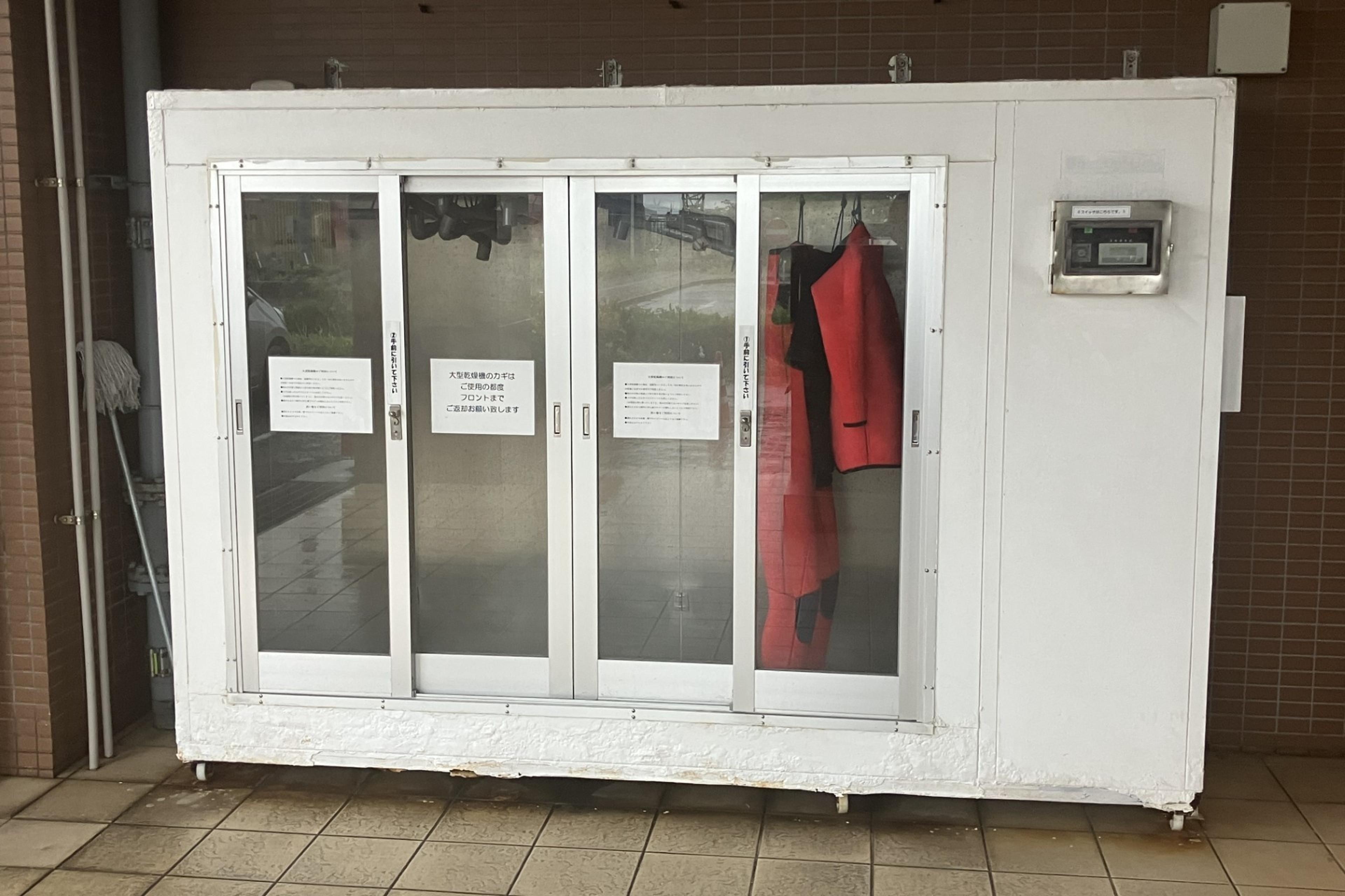 ウェットスーツ乾燥機をご用意！