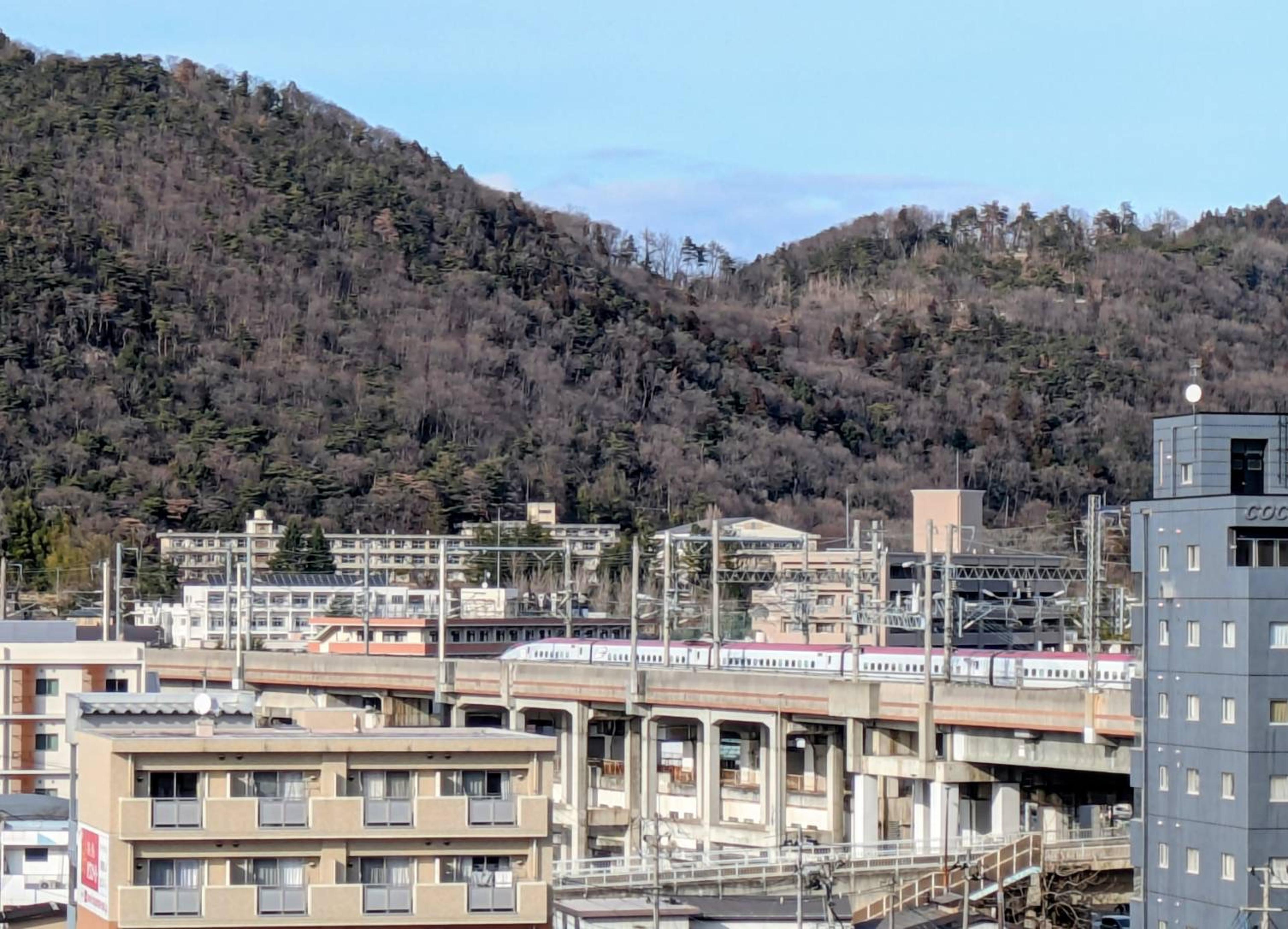 新幹線ビューもお楽しみください