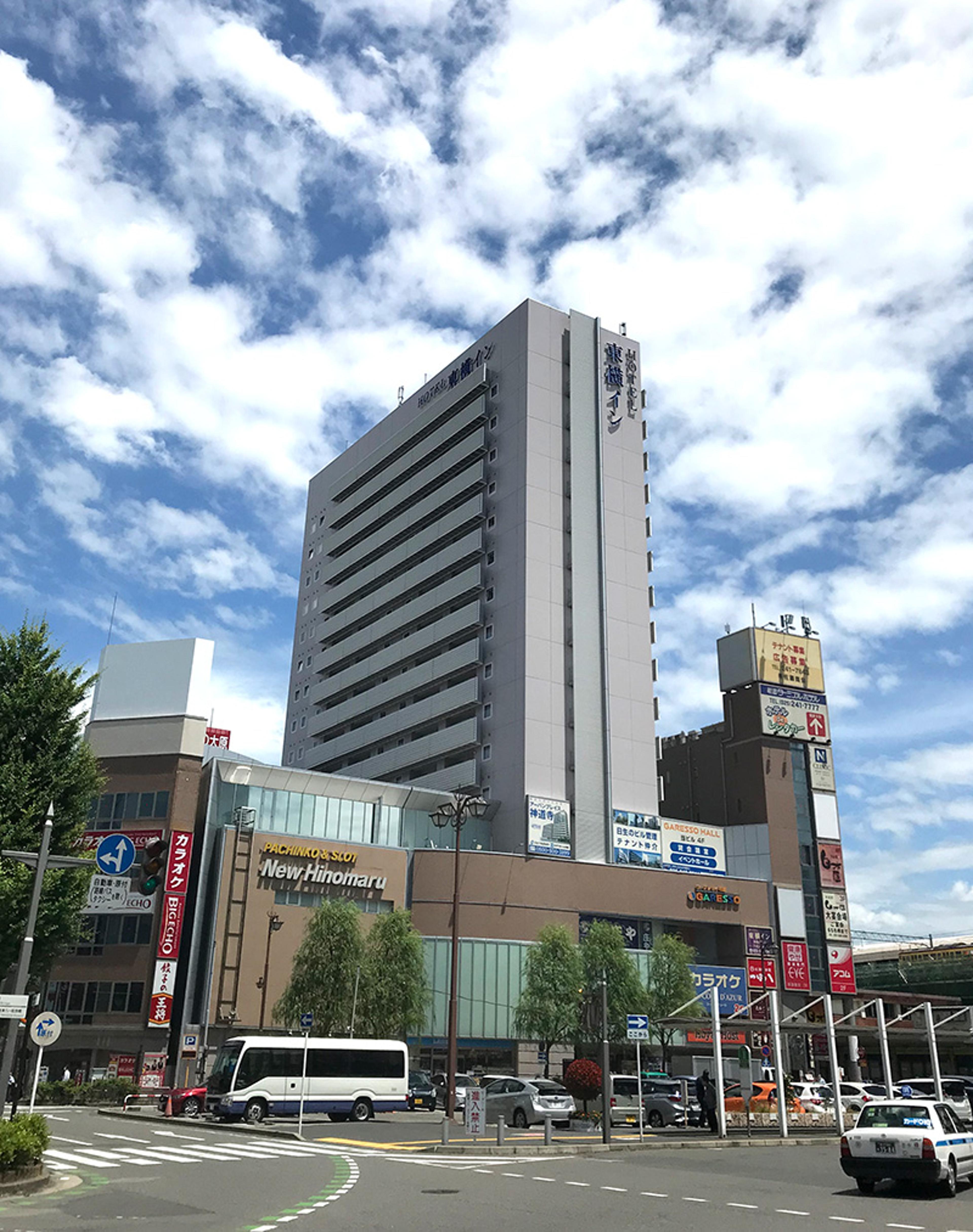 複合ビル内にあるホテルです