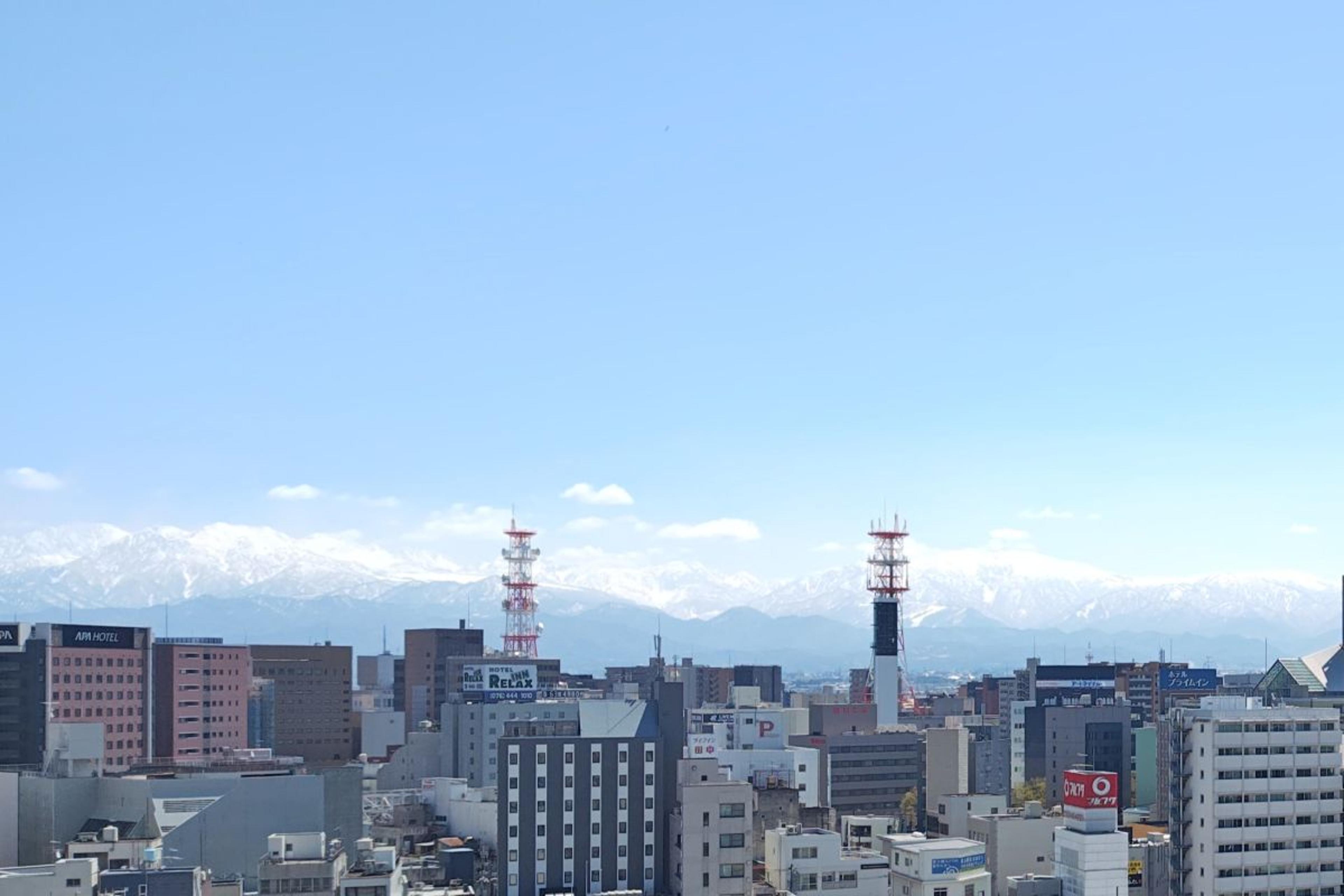 立山連峰が見えるお部屋あります