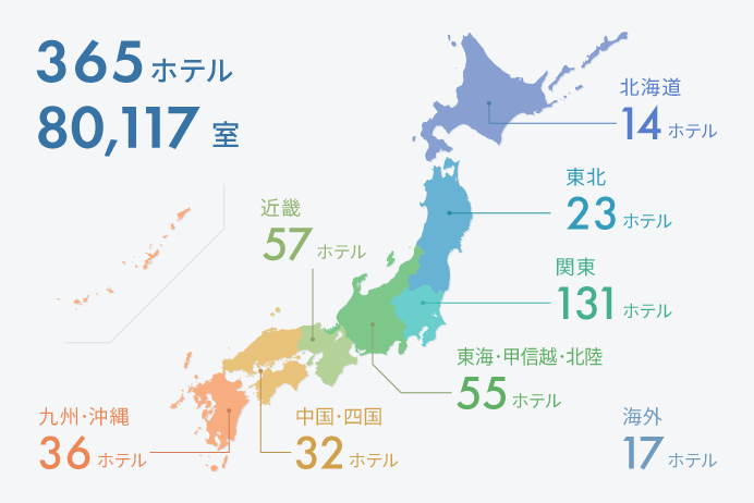 全国ネットワークの基地ホテル