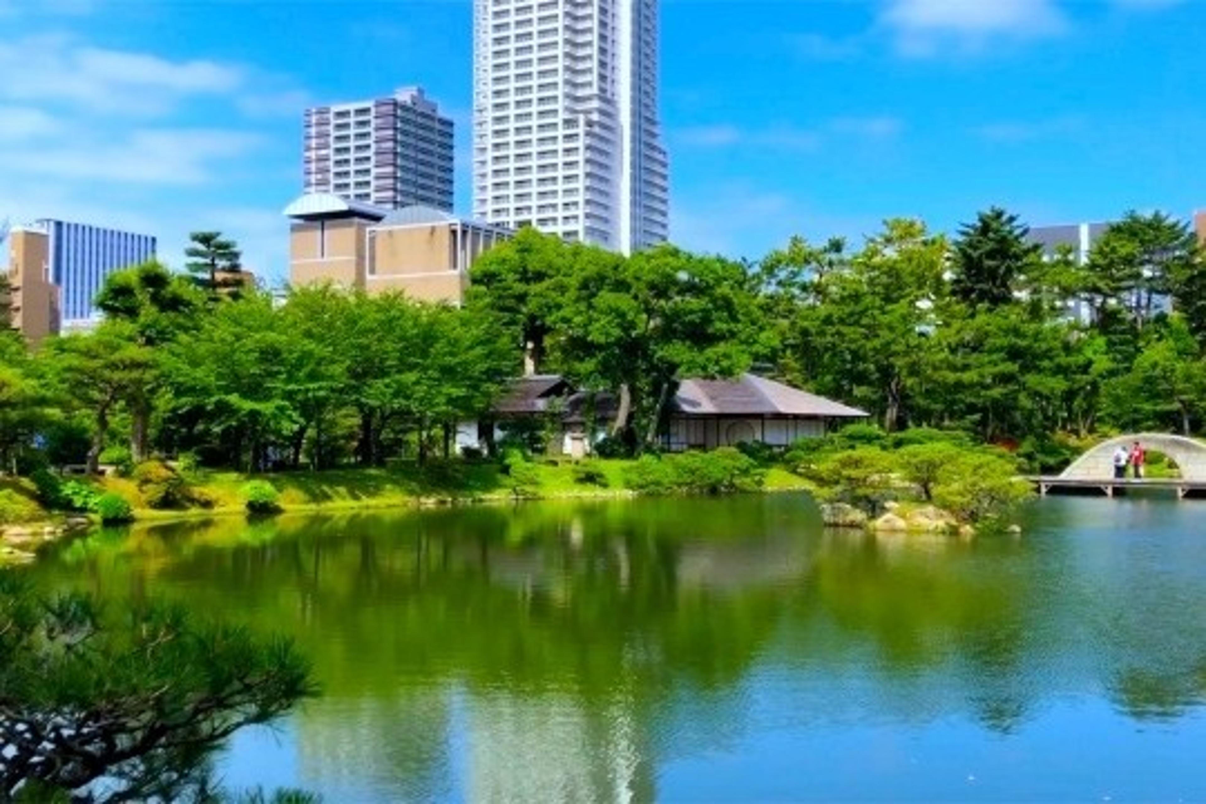 広島市内の中心部に大名庭園！？