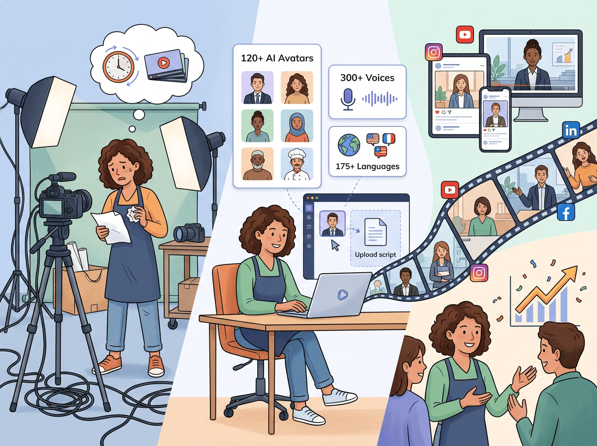 How HeyGen Helps Small Businesses Create AI Avatar Videos and Scale Content Without Filming