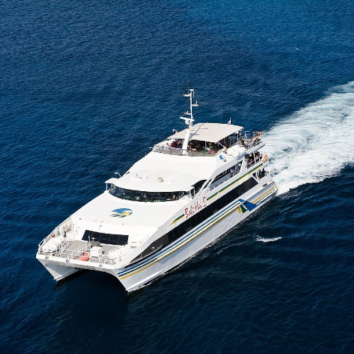 Lembongan Island Beach Club Cruise with Bali Hai Aristocat and Return Private Transfer
