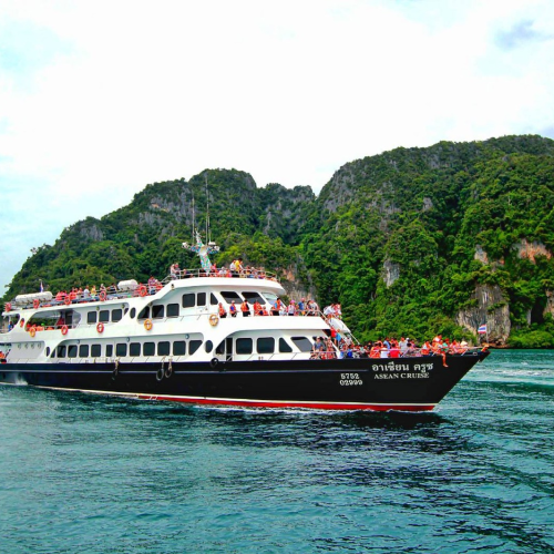 Phi Phi Island tour by big boat with shared transfer (including NPF)