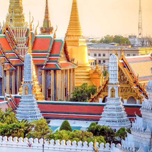 Bangkok-Grand Palace & Wat Phra Kaew (with Guide) & Wat Arun with Private Transfer