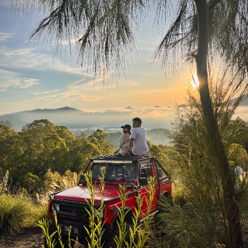 Mount Batur Sunrise Jeep Tour with Private Transfer (Pick Up at 1 AM*)
