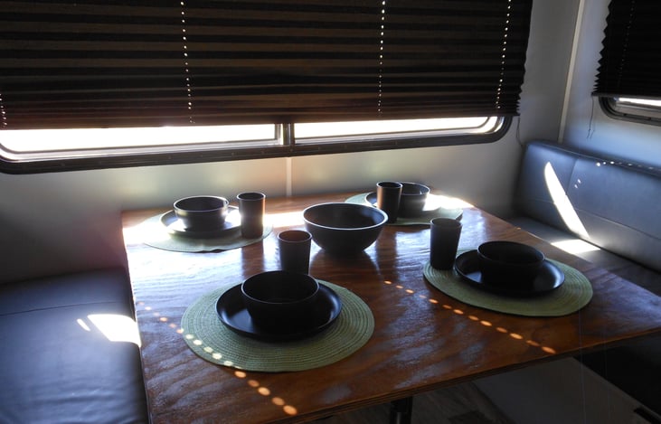 Table setting for four.