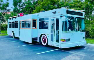 Luxury Off/On-Grid Modern City Bus, Tub & Slides!