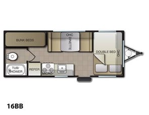 Pacific Coachworks Mighty Lite M16RB