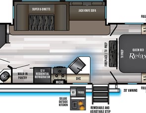 Forest River RV Cherokee Alpha Wolf 26DBH-L