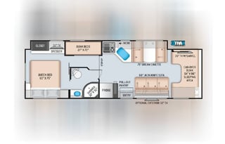 "Fourwinds Funhaus" - 6 bed Bunkhouse C Class RV