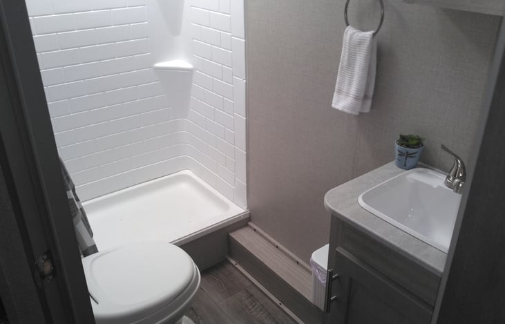 Full private bathroom.